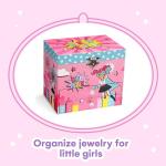 Jewelkeeper Girl Power Superhero Musical Jewelry Box with 2 Pullout Drawers, Fur Elise Tune