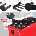 MUTUACTOR Super Power Tool Organizer Heavy Duty,Magnetic Mount Drill Holder Tool Storage,Anti-slip Magnetic Impact Drilling Driver Wrench Holder for Indoors Installation Repair Fixing