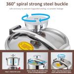 BI-DTOOL Electric Grain Mill Grinder 800g High-speed 36000r/min Grain Spice Herb Grinder 2000W Dry Grinder Machine 304 Stainless Steel Superfine Powder Grinder for Kitchen Home and Commercial