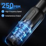 Electric Screwdriver Set,4V Cordless Rechargeable Screwdriver with 250 RPM Powerful Motor, USB-C, LED, 1 Drill Bit, 12 Bits for Furniture/Electrical