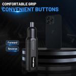 Electric Screwdriver Set,4V Cordless Rechargeable Screwdriver with 250 RPM Powerful Motor, USB-C, LED, 1 Drill Bit, 12 Bits for Furniture/Electrical