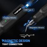 Electric Screwdriver Set,4V Cordless Rechargeable Screwdriver with 250 RPM Powerful Motor, USB-C, LED, 1 Drill Bit, 12 Bits for Furniture/Electrical