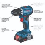 BOSCH GSR18V-400B22 18V Compact Brushless 1/2 In. Drill/Driver Kit with (2) 2 Ah Standard Batteries