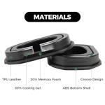 Gel Ear Pads for Walker's Razor Ear Protection,Ear Cushion Replacement for Walker Series Slim Electronic Earmuffs or Shooting Range&Hunting Hearing Protection