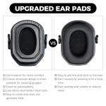 Gel Ear Pads for Walker's Razor Ear Protection,Ear Cushion Replacement for Walker Series Slim Electronic Earmuffs or Shooting Range&Hunting Hearing Protection