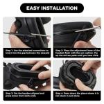 Gel Ear Pads for Walker's Razor Ear Protection,Ear Cushion Replacement for Walker Series Slim Electronic Earmuffs or Shooting Range&Hunting Hearing Protection