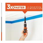 BLACK+DECKER Cordless Screwdriver, Alkaline (BCF601AA)