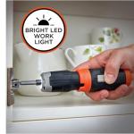 BLACK+DECKER Cordless Screwdriver, Alkaline (BCF601AA)