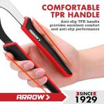 ARROW 3-Piece Groove Joint Pliers, 8", 10" & 12" Adjustable Water Pump Pliers with TPR Handle, High Carbon Steel Tongue and Groove Plier for Plumbing, Automotive and Household Repairs