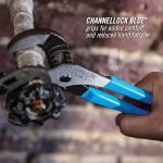 CHANNELLOCK 430 10-inch Straight Jaw Tongue & Groove Pliers, Made in USA, 2-inch Jaw Capacity, Laser Heat-Treated 90° Teeth, Forged High Carbon Steel