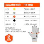 Ergodyne unisex adult Cut-resistant - A3, 13g ANSI A3 PU Coated CR Gloves, Gray, Large US