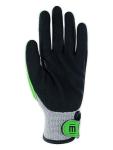 Magid Glove & Safety T-REX ANSI A5 Lightweight Sandy Nitrile Palm Coated Impact Gloves, 1 Pair, Size 9/Large, TRX441