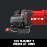 CRAFTSMAN V20* Angle Grinder, Small, 4-1/2-Inch, Tool Only (CMCG400B)