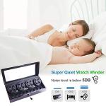 udgtee XTELARY Automatic Watch Winder, Watch Winders with 8 Winder Positions, 9 Storage Spaces, Super Quiet Motor, 4 Rotation Modes, and Dual Power Supply for Men and Women Watches