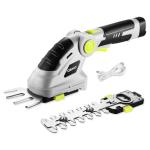 Hedge Trimmer Cordless Grass Shear: DEKOPRO 8V Electric Bush Trimmer Grass Cutter Trimmer, 2 in 1 Handheld Hedge Trimmers for Garden Lawn Hedge Yard, Lithium-Ion Battery and Type-C Cable Included