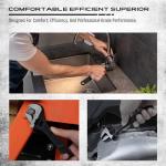 Adjustable Wrench Set Wrenches Sets: 4-Piece 6, 8, 10, 12 Inch Chrome Vanadium Steel Corrosion-Resistant Black Oxide Finish for Automotive Plumbing and Household Repairs