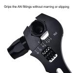 EVIL ENERGY AN Fitting Hose Wrench Adjustable 3AN-16AN Aluminum Black