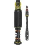 Klein Tools 32516HD KNECT 16-in-1 Impact-Rated Hybrid Screwdriver/Nut Driver, Magnetic, Flip Socket, 11 Bits, 2 Nut Drivers, 3/8-Inch Square Adapter