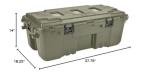 Plano Storage Trunk - 108 Quart w/ Wheels (1819) - Hunter Green