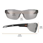 Ergodyne Skullerz VALI Frameless Safety Glasses, Lightweight, Indoor/Outdoor Lens