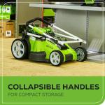 Greenworks 40V 20" Twin Blade Mower, 4.0Ah + 2.0Ah Battery