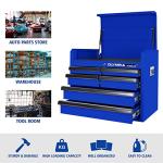 Olympia Tools 26in Tool Chest with 6 Drawes, Portable Metal Tool Box for Garage, Home and Warehouse, Capacity Holds Up to 100-lb in Each Drawer