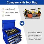 Olympia Tools 26in Tool Chest with 6 Drawes, Portable Metal Tool Box for Garage, Home and Warehouse, Capacity Holds Up to 100-lb in Each Drawer