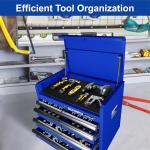 Olympia Tools 26in Tool Chest with 6 Drawes, Portable Metal Tool Box for Garage, Home and Warehouse, Capacity Holds Up to 100-lb in Each Drawer