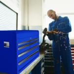 Olympia Tools 26in Tool Chest with 6 Drawes, Portable Metal Tool Box for Garage, Home and Warehouse, Capacity Holds Up to 100-lb in Each Drawer