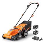 LawnMaster CLMF4817E 48V MAX* Brushless Mower with 2X24V MAX* 4.0Ah Battery and a Dual Charger