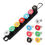 Pressure Washer Tips, Set of 7 Pressure Washer Nozzle Tips with Nozzle Holder, 1/4 Inch Quick Connect, 4000 PSI