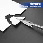 WORKPRO Premium 11” Extra Long Needle Nose Pliers, Paper Clamp Precision, Heavy-Duty CRV Steel, Soft Grip