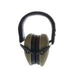 Walker's Razor Slim Passive Earmuff - Ultra Low-Profile Earcups - Olive Dark Green, One Size