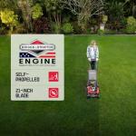 PowerSmart 21" Self-Propelled Lawn Mower with 140cc Briggs & Stratton Engine - Heavy-Duty Steel Deck, 6 Cutting Heights, 3-in-1 Mulching System