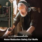 cumunebula Noise Reduction Ear Protection Ear Muffs, Shooting Ear Protection, SNR 28dB Noise Cancelling Headphones for Adults Kids Autism, Hearing Protection for Shooting,Gun Range,Mowing