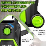 POXURIO Electric Pressure Washer, 4000PSI 2.8 GPM Power Washer with Foam Cannon 35FT Hose Electric High Pressure Washer for Fences, Patios, Decks, Patios and Cars Powerwasher