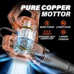 MAXLANDER Leaf Blower Corded, 7-AMP 350CFM/155MPH Electric Leaf Blower, Lightweight Handheld Small Leaf Blowers for Lawn Care