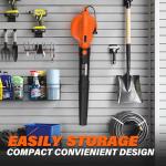 MAXLANDER Leaf Blower Corded, 7-AMP 350CFM/155MPH Electric Leaf Blower, Lightweight Handheld Small Leaf Blowers for Lawn Care