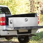 VEVOR Heavy Duty Aluminum Truck Bed Tool Box, Diamond Plate Tool Box with Side Handle and Lock Keys, Storage Tool Box Chest Box Organizer for Pickup, Truck Bed, RV, Trailer, 39"x13"x10", Silver