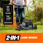 SENIX 21-Inch Gas Push Lawn Mower with Briggs & Stratton