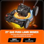 SENIX 21-Inch Gas Push Lawn Mower with Briggs & Stratton