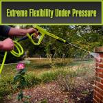 Flexzilla Pressure Washer Hose with M22 Fittings, 1/4 in. x 50 ft., ZillaGreen - HFZPW3450M-E