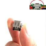 for Nintendo Switch NS Console Replacement Type C Port Power Charging Charger Cocket DC Jack Socket Connector for Nintendo Switch with Screwdrivers Tweezer Pry Repair Tool Kit (1 Pack)