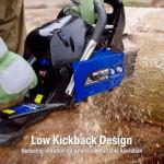 BILT HARD Gas Chainsaw 22 inch 56cc 3.1 HP Chain Saws with Automatic Oiler for Trees, Gas Powered 2-Cycle Wood Cutting Machine Petrol Handheld Gasline Chainsaws for Outdoor Garden Farm Home