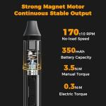 72 in 1 Electric Screwdriver Kit, 3.7V Dual-Head Precision Screwdriver Set with 3.5N.m Manual Screwdriver and 0.3N.m Mini Electric Screwdriver, Magnetic Case for Repair Cameras, Laptops, DIY Kits