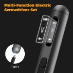 72 in 1 Electric Screwdriver Kit, 3.7V Dual-Head Precision Screwdriver Set with 3.5N.m Manual Screwdriver and 0.3N.m Mini Electric Screwdriver, Magnetic Case for Repair Cameras, Laptops, DIY Kits