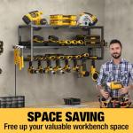 YYR Heavy Duty Power Tool Organizer with Charger