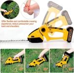 21V Cordless Hedge Trimmer with Battery & Charger