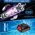 21V Cordless Hedge Trimmer with Battery & Charger