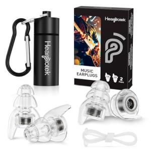 High-Fidelity Silicone Earplugs for Concerts
